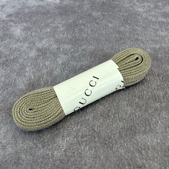 Gucci Beige Shoelaces Replacements NEW - Picture 1 of 4